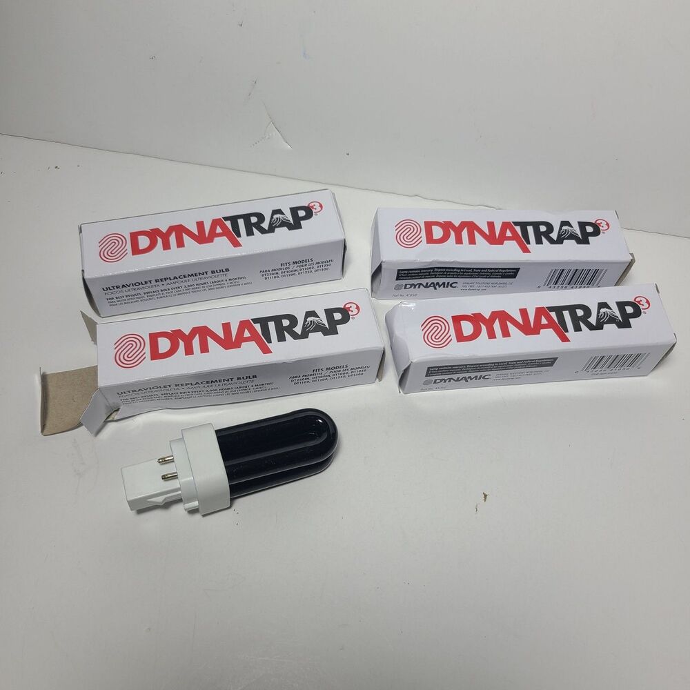 4 Dynatrap Bug Zapper Replacement Bulbs 3 new 1 open box